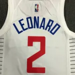LA Clippers 75th Anniversary White Kawhi Leonard #2 Men’s Jersey