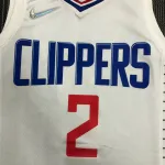 LA Clippers 75th Anniversary White Kawhi Leonard #2 Men’s Jersey