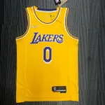 Los Angeles Lakers 75th Anniversary Kyle Kuzma #0 Yellow Men’s Jersey