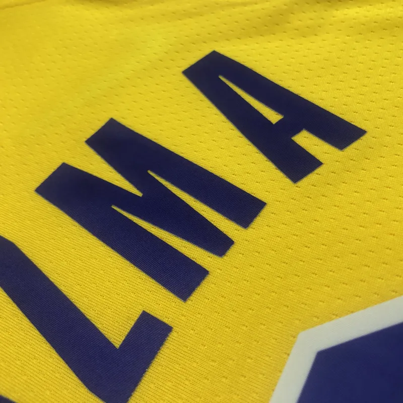 Los Angeles Lakers 75th Anniversary Kyle Kuzma #0 Yellow Men’s Jersey
