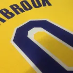 Los Angeles Lakers 75th Anniversary Russell Westbrook #0 Yellow Men’s Jersey