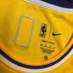 Los Angeles Lakers 75th Anniversary Russell Westbrook #0 Yellow Men’s Jersey
