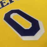 Los Angeles Lakers 75th Anniversary Russell Westbrook #0 Yellow Men’s Jersey