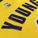 Los Angeles Lakers 75th Anniversary Nick Young #0 Yellow Men’s Jersey