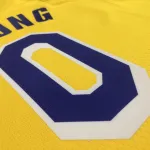Los Angeles Lakers 75th Anniversary Nick Young #0 Yellow Men’s Jersey