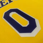 Los Angeles Lakers 75th Anniversary Nick Young #0 Yellow Men’s Jersey