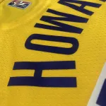 Camisola masculina amarela do Los Angeles Lakers, com o número #39, em comemoração ao 75.º aniversário, com Dwight Howard