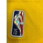 Camisola masculina amarela do Los Angeles Lakers, com o número #39, em comemoração ao 75.º aniversário, com Dwight Howard