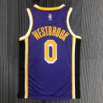 Los Angeles Lakers 75th Anniversary Jordan Edition Russell Westbrook #0 Men’s Jersey