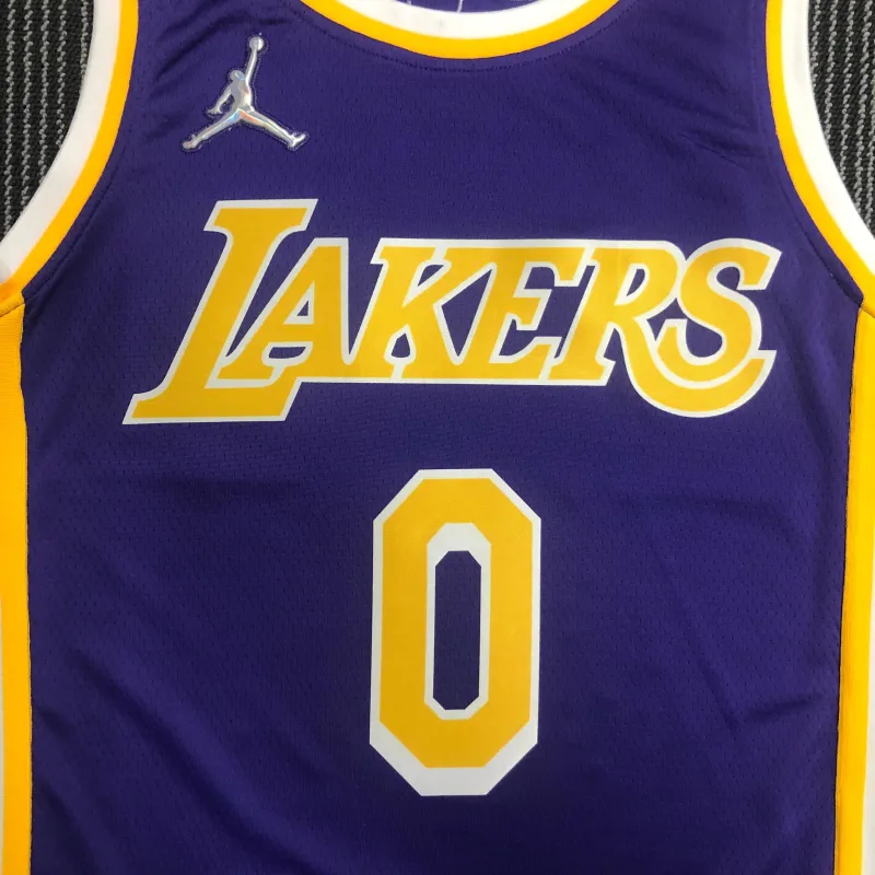 Los Angeles Lakers 75th Anniversary Jordan Edition Russell Westbrook #0 Men’s Jersey