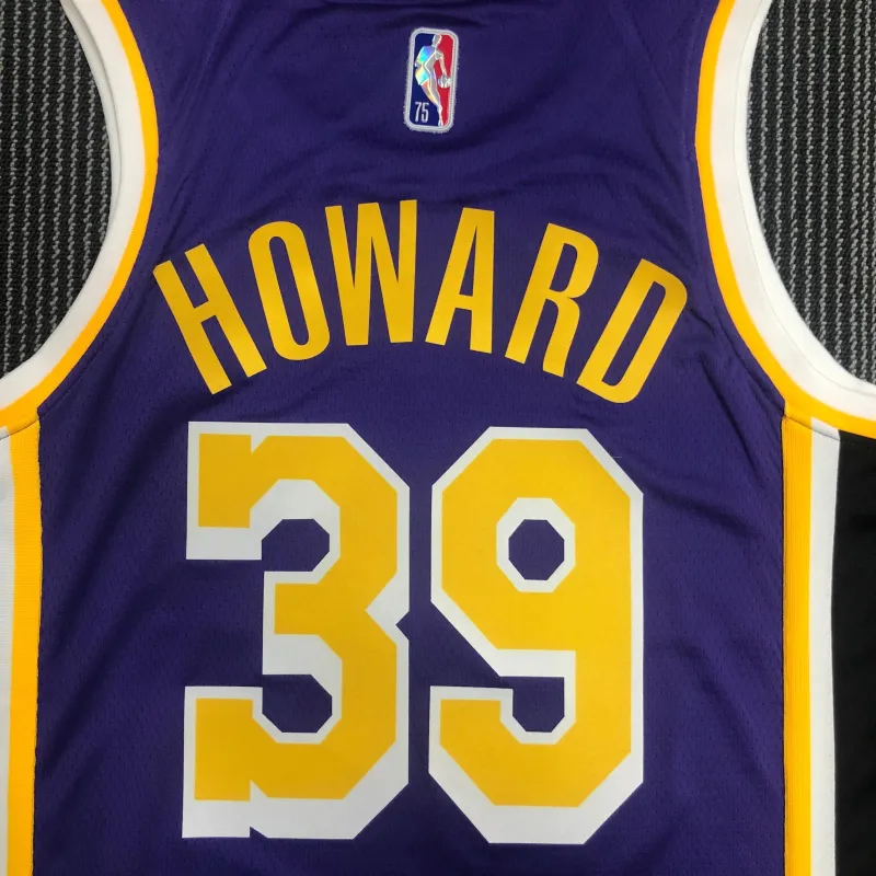 Los Angeles Lakers 75th Anniversary Jordan Edition Dwight Howard #39 Men’s Jersey