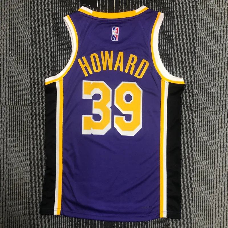 Los Angeles Lakers 75th Anniversary Jordan Edition Dwight Howard #39 Men’s Jersey
