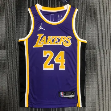 Los Angeles Lakers 75th Anniversary Jordan Edition Kobe Bryant #24 Herren-Trikot