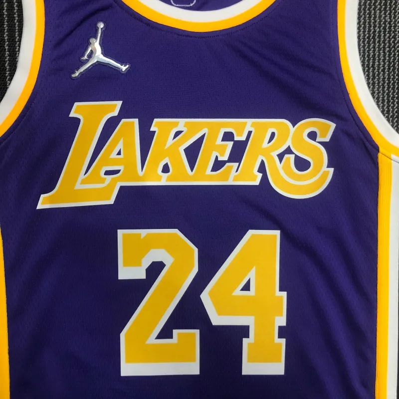 Los Angeles Lakers 75th Anniversary Jordan Edition Kobe Bryant #24 Men’s Jersey