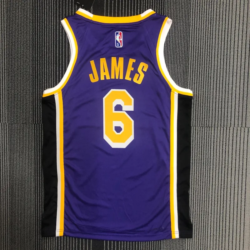Los Angeles Lakers 75th Anniversary Jordan Edition LeBron James #6 Men’s Jersey