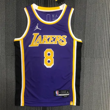 Los Angeles Lakers 75th Anniversary Jordan Edition Kobe Bryant #8 Herren-Trikot