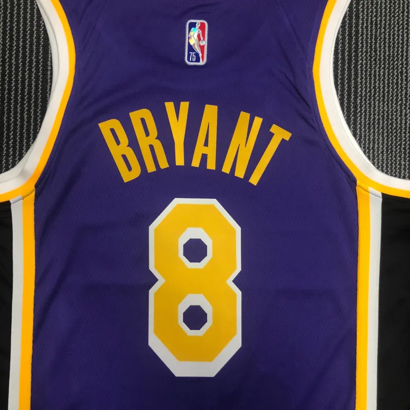 Los Angeles Lakers 75th Anniversary Jordan Edition Kobe Bryant #8 Men’s Jersey