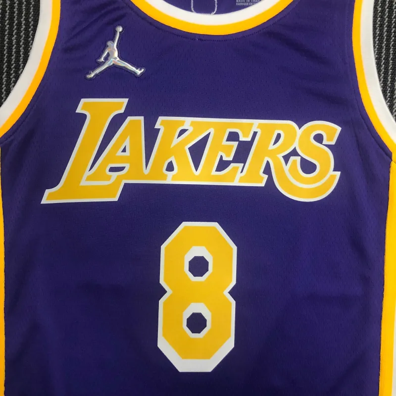 Los Angeles Lakers 75th Anniversary Jordan Edition Kobe Bryant #8 Men’s Jersey