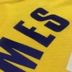 Los Angeles Lakers 75th Anniversary LeBron James #23 Yellow Men’s Jersey