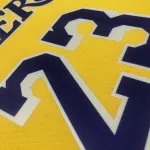 Los Angeles Lakers 75th Anniversary LeBron James #23 Yellow Men’s Jersey