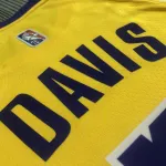 Los Angeles Lakers 75th Anniversary Anthony Davis #3 Yellow Men’s Jersey