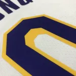 Maglia da uomo bianca dei Los Angeles Lakers 75° Anniversario Nick Young #0