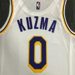 Los Angeles Lakers 75th Anniversary Kyle Kuzma #0 White Men’s Jersey