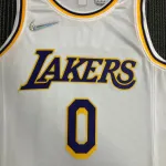 Los Angeles Lakers 75th Anniversary Kyle Kuzma #0 White Men’s Jersey