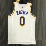 Los Angeles Lakers 75th Anniversary Kyle Kuzma #0 White Men’s Jersey