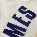 Los Angeles Lakers 75th Anniversary LeBron James #23 White Men’s Jersey