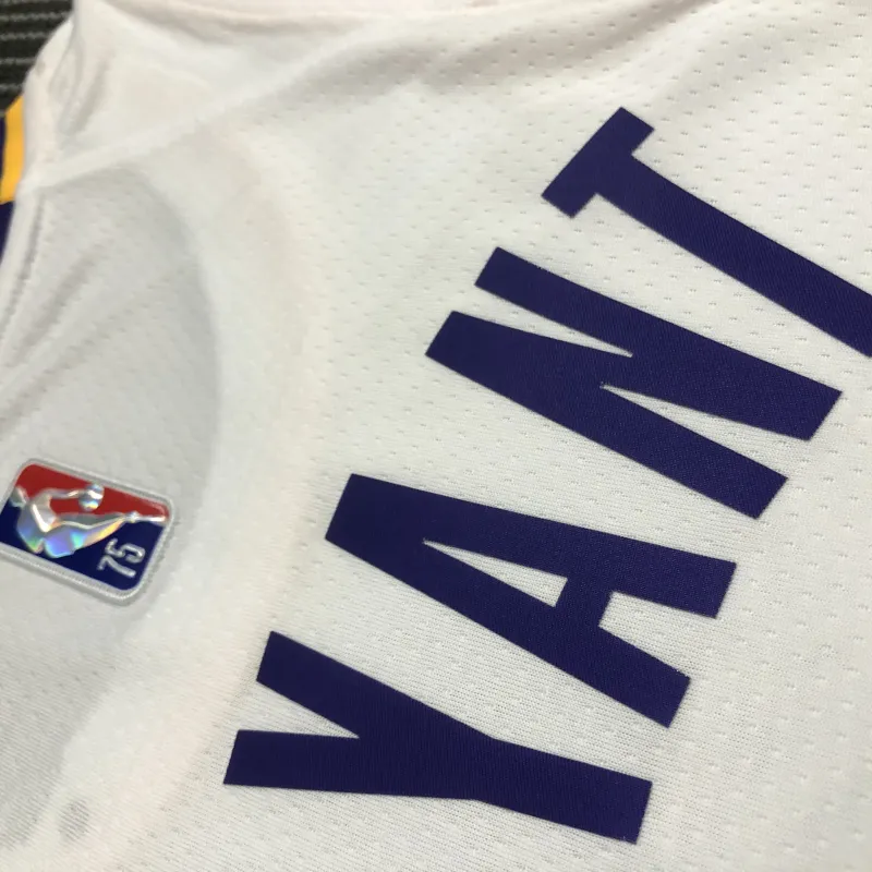 Maillot homme blanc Kobe Bryant #24 des Los Angeles Lakers pour le 75e anniversaire