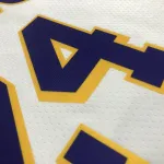 Maillot homme blanc Kobe Bryant #24 des Los Angeles Lakers pour le 75e anniversaire