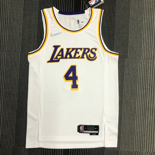 Los Angeles Lakers 75th Anniversary Rajon Rondo #4 Wit Heren Jersey