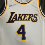 Los Angeles Lakers 75th Anniversary Rajon Rondo #4 White Men’s Jersey