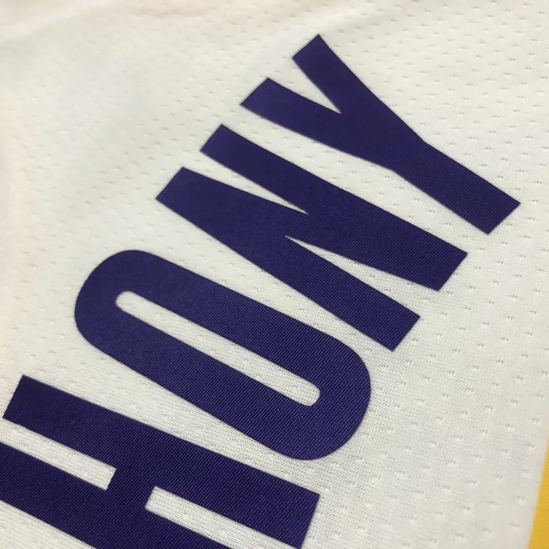 Los Angeles Lakers 75th Anniversary Carmelo Anthony #7 White Men’s Jersey