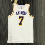 Los Angeles Lakers 75th Anniversary Carmelo Anthony #7 White Men’s Jersey