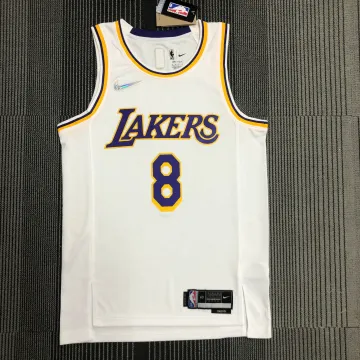 Maglia Los Angeles Lakers 75° Anniversario Kobe Bryant #8 Bianco Uomo