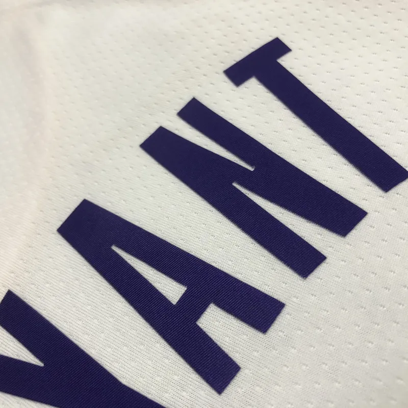 Maglia da uomo bianca dei Los Angeles Lakers 75th Anniversary Kobe Bryant #8