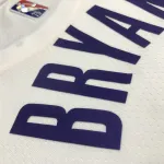 Maglia da uomo bianca dei Los Angeles Lakers 75th Anniversary Kobe Bryant #8