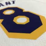 Maglia da uomo bianca dei Los Angeles Lakers 75th Anniversary Kobe Bryant #8