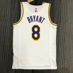 Maglia da uomo bianca dei Los Angeles Lakers 75th Anniversary Kobe Bryant #8