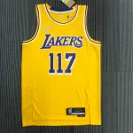 Los Angeles Lakers 75th Anniversary X-BOX Collaboration #117 Yellow Men’s Jersey