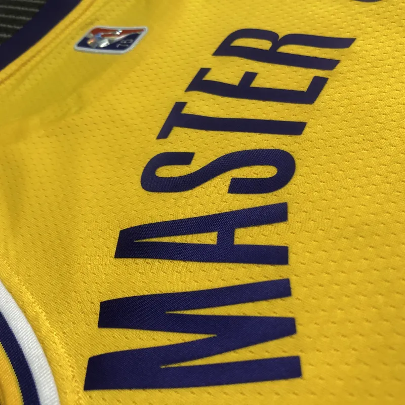 Los Angeles Lakers 75th Anniversary X-BOX Collaboration #117 Yellow Men’s Jersey