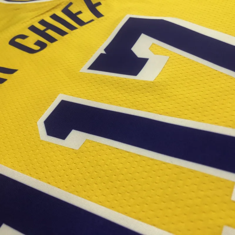Los Angeles Lakers 75th Anniversary X-BOX Collaboration #117 Yellow Men’s Jersey