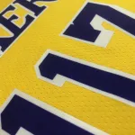 Los Angeles Lakers 75th Anniversary X-BOX Collaboration #117 Yellow Men’s Jersey