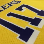 Los Angeles Lakers 75th Anniversary X-BOX Collaboration #117 Yellow Men’s Jersey