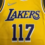 Los Angeles Lakers 75th Anniversary X-BOX Collaboration #117 Yellow Men’s Jersey