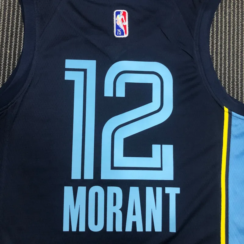 Memphis Grizzlies 75th Anniversary Ja Morant #12 Heren Jersey