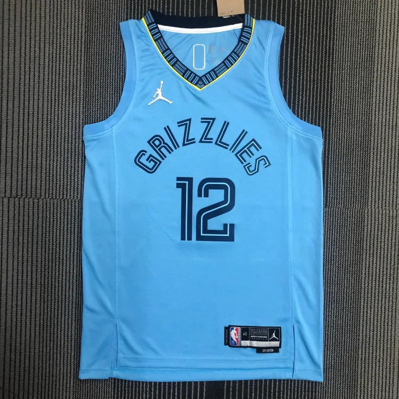 Memphis Grizzlies 75th Anniversary Jordan Edition Ja Morant #12 Men’s Jersey