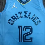 Memphis Grizzlies 75th Anniversary Jordan Edition Ja Morant #12 Men’s Jersey